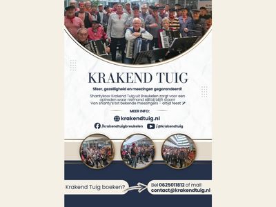 Boekingsflyer Krakend Tuig